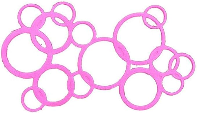 Mvchifay Cutting Dies for Card Making Metal Die-Cuts Scrapbooking Tool Hollow Frame DIY Craft Punch Template Embossing for Paper Album Decor (Bubble string-10.3x6cm)