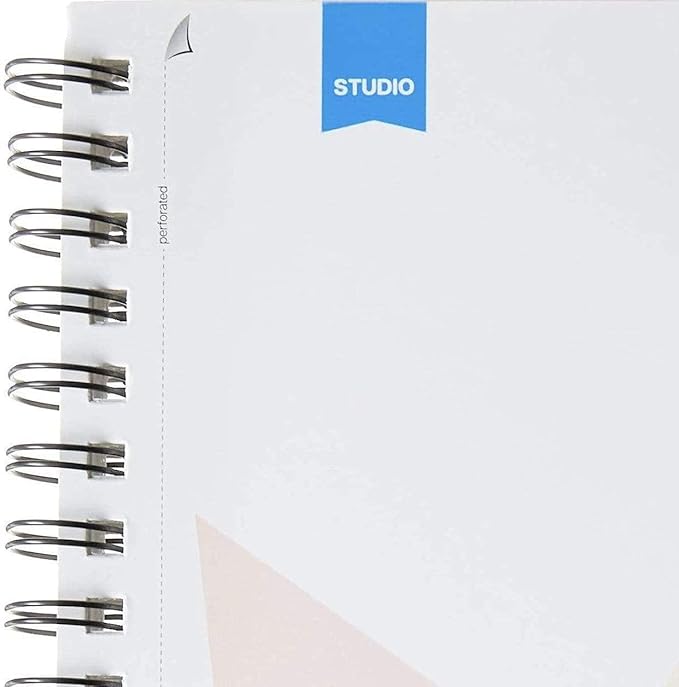 KINGART Mixed Media Sketchbooks, 11 x 14 Inches, 60-Sheet, 98lb/160gsm Acid-Free Paper, Micro-Perforated, Spiral-Bound, Wet and Dry Media
