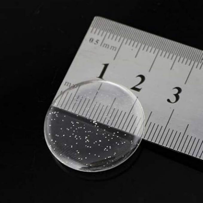 1 Inch Epoxy Stickers Craft Bottle Caps Stickers for Hair Bows Pendants Scrapbooks 100 PCS 200PCS (Glitter1, Quantity:100)