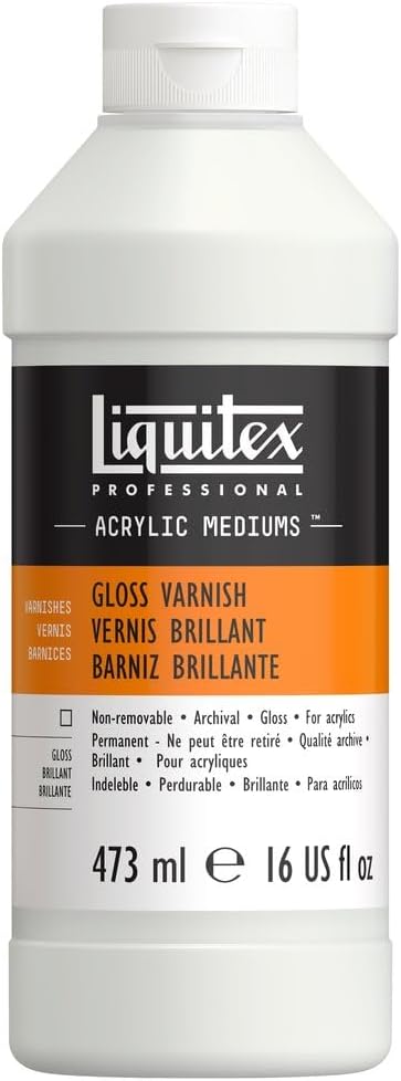 Liquitex Professional Gloss Varnish, 473ml (16-oz)