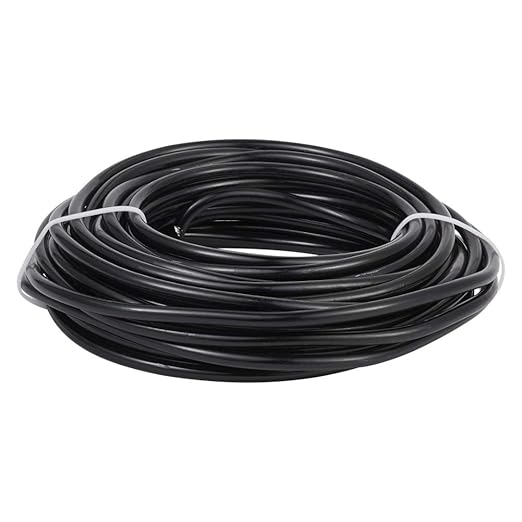 Fashewelry 32.8 Feet 5mm Black Aluminum Wire Bendable Metal Craft Wire for Beading Sculpting Jewelry Making