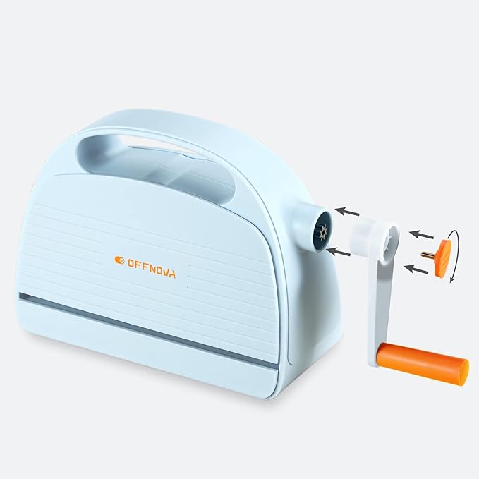 OFFNOVA Die Cutting and Embossing Machine, 6" Opening, for Dies and Embossers, Card Making and Scrapbooking Supplies Tools, Perfect for Invitations, Birthday Cards, Greeting Cards