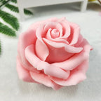 3D Flower Beautiful Bloom Rose Mold for Candle Making Candle Making Mould Soap Making Silicone Fondant Soap 3D Cake Molds Epoxy Resin Wax Cupcake Jelly Candy Chocolate Decoration Baking Tool Moulds