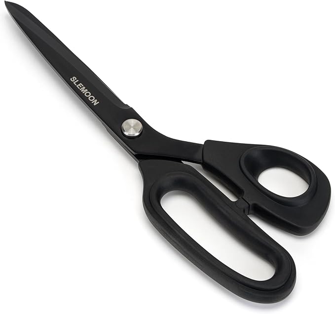 8.5 Inch Tailor Scissors All Purpose, Heavy Duty Premium Stainless Steel Scissors, Comfort Grip Handles for Fabric, Leather, Sewing & Crafting