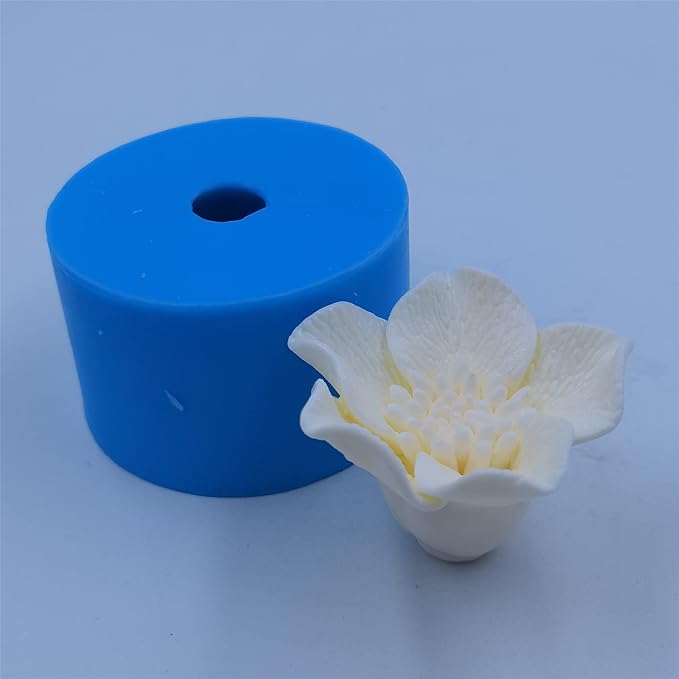 Resin Flower Silicone Mold Wedding Decoration Flower Molds Candle Wax Cake Mould Baking Tools