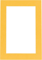 Pack of Ten Acid Free 11x14 Mats Bevel Cut for 8.5x11 Photos - Topaz Orange Precut Matboards With Backing Boards and Self Seal Photo Mat Bags For Pictures, Photos, Framing - 4-ply Thickness