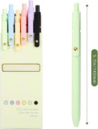 Ddaowanx Colorful Gel Pens, 0.5mm Fine Point Retractable, Cute Pens with Colored Writing and Sketching, Nursing School Essentials,School Supplies, Gifts for Nurse (24Pcs-Aesthetic Colors)