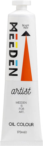 MEEDEN Artist Grade Oil Paint: Bright Red - 170ml/5.7oz Tube - Professional Art Paints for Canvas Painting