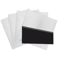 4Pcs 304 Stainless Steel Sheets Metal 6" x 6" x 1/64" (0.02") Inch 304 Stainless Steel Plates 0.50MM Stainless Steel Shim Stock Plates Metal Sheets for Crafting, DIY, Stovetop, Snow Frosted Surface
