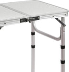 RedSwing 2ft Folding Camping Table,Small Portable Pinic Table Adjustable Height, Lightweight Aluminum Camping Table for Outdoor Indoor Hiking Camp