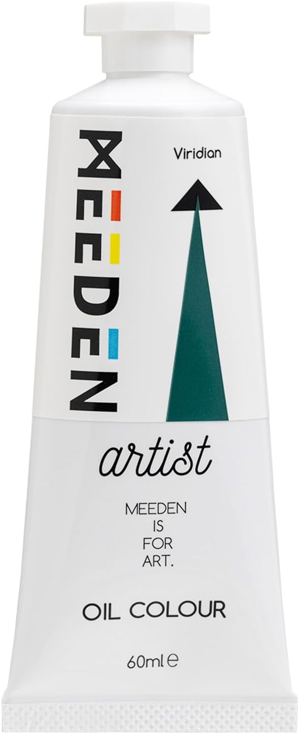 MEEDEN Artist Grade Oil Paint: Viridian - 60ml/2oz Tube - Professional Art Paints for Canvas Painting