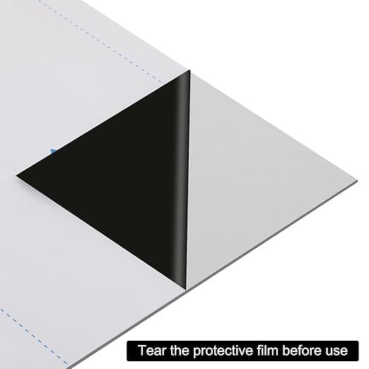 304 Stainless Steel Sheets Metal 12" x 12" x 1/16" (1.60MM) Inch 304 Stainless Steel Plates 16 Gauge Stainless Steel Shim Stock Plates Metal Sheets for Crafting, Stovetop, Snow Frosted Surface