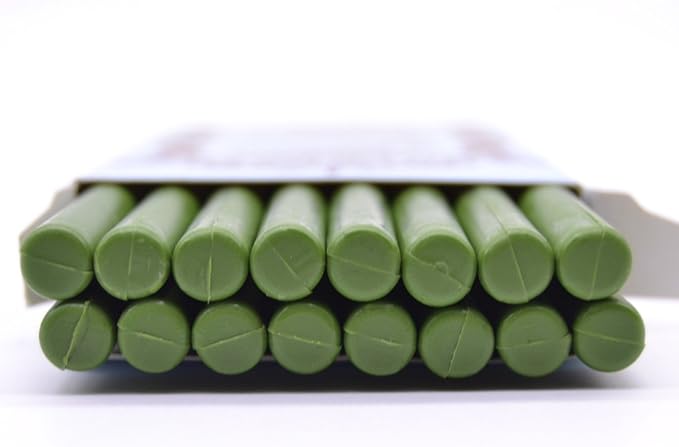Green Glue Gun Sealing Wax Stick for Wedding Invitation Letter Envelope Wine Bottle