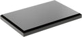 Plymor Black Acrylic Rectangular Beveled Display Base, 6" W x 4" D x 0.5" H, Pack of 6