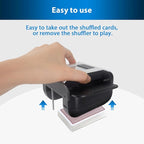 S1 Automatic Card Shuffler with 2000mAh Rechargeable Built-in Battery, 2 Deck Ultra Quiet Shuffling Machine