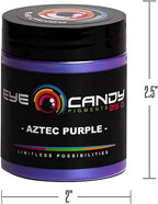 Eye Candy Pigments Premium Purple Mica Powder - Aztec Purple (25gr) - for Epoxy, Resin, Soap, Paint, Woodworking, Acrylic Pouring, Bath Bombs, Fishing Lures - DIY Arts and Crafts Additive