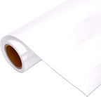 10 Yard x 20" Wide Roll Threadart Metallic White Heat Transfer Vinyl Film | Compatible with Venture Explore and Maker, Silhouette Cameo, & Large Format Cutters