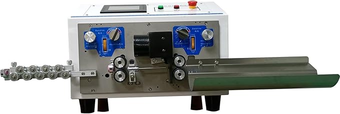 Automatic Wire Stripper Machine, Computer Wire Peeling, Electronic Wire Cutting Machine, Cable Cutting 110V, Multi-Function Button, Touchscreens, 0.5-30mm Stripping Length
