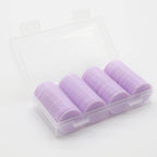 Set of 100 Opaque Plastic Learning Counters Mini Poker Chips Game Tokens with Storage Box (Thistle, 1 Inch)