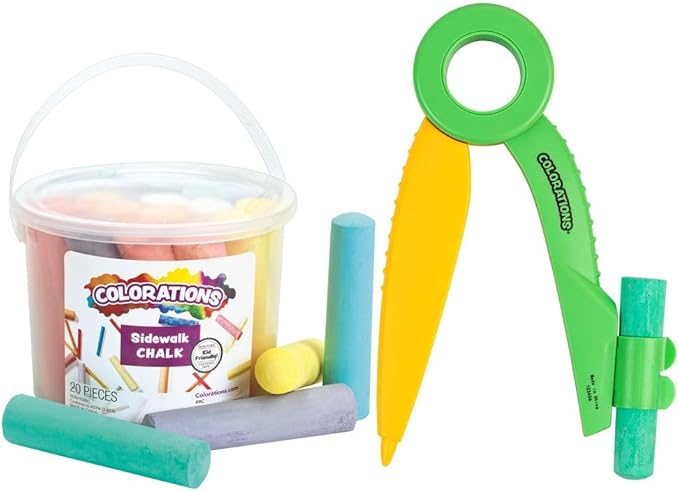 Colorations Giant Chalk and Compass Kit