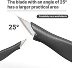 3 PCS Exacto Knife,Hidden Blade Design at The End,Comes with 5 Spare High Qualiry Carbon Steel Exacto Knife Blades. Craft Knife for Crafting, Arts,Modeling,Scrapbooking,Stencil,DIY Projects.Blue