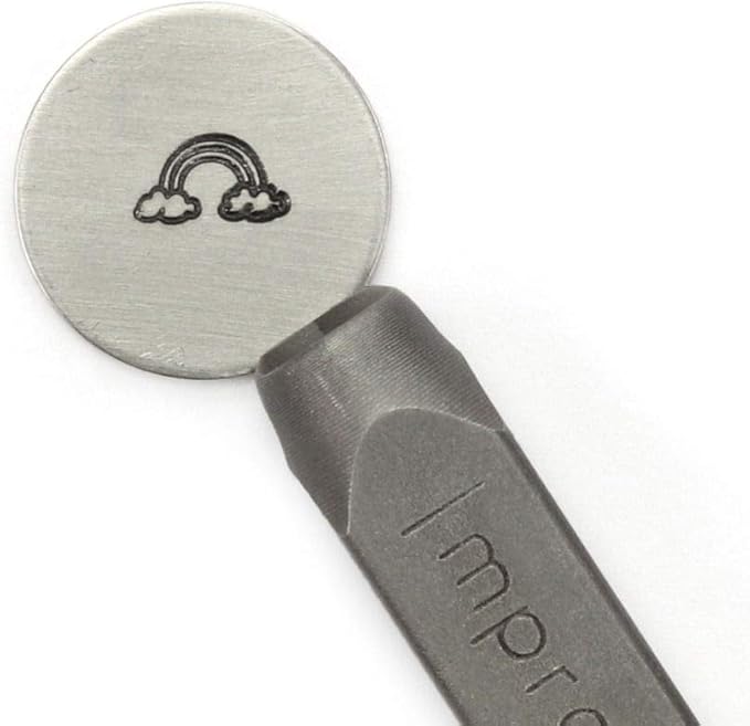 ImpressArt - Rainbow Metal Punch, Nature Steel Stamping & Handmade Jewelry Making Tools (6mm)