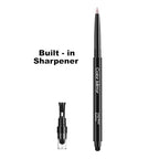 Smudge Proof Eyeliner, Waterproof Retractable Eye liner with Brush, Matte and Shimmer Eyeliner Pencil, Creamy Texture, Long lasting & Smooth(40 Sakura Shimmer)