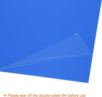 uxcell 4Pcs A4 Gel Light Lighting Filter Overlay Transparent Color Correction Plastic Vinyl PVC Sheets Photography Television Dark Blue,0.2mm