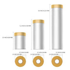 MyLifeUNIT Tape and Drape, Assorted Masking Paper for Automotive Painting Covering (66-Feet, 3 Sizes)