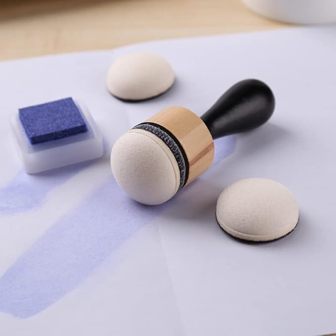 CYFUN DESIGN 20PCS Mini Ink Blending Tools Foam Replacement Foams for DIY Scrapbooking Paper Crafting Handmade Crafts Scrapbooking Supplies Crafting Projects