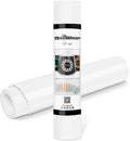 TECKWRAP Permanent Adhesive Vinyl 12" x 10ft, Glossy White