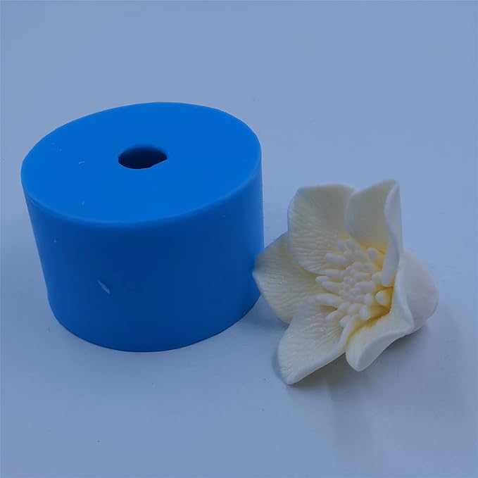 Resin Flower Silicone Mold Wedding Decoration Flower Molds Candle Wax Cake Mould Baking Tools