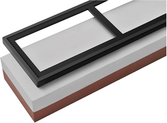Klaus Meyer Premium Whetstone Knife Sharpening Stone 2 Side Grit 1000/3000 Waterstone- Whetstone Knife Sharpener- NonSlip Silicone Base