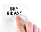 Dry Erase Blank Playing Cards w/Box, Poker Size - 2.5" x 3.5", 45 Reusable Cards, Flashcards, Board Game & Note Cards