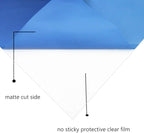 Guangyintong Heat Transfer Vinyl Matte Sky Blue HTV Rolls, 12" x 10ft - Easy Cut & Weed HTV Vinyl for All Cutter Machines, Iron On for T-Shirts, DIY Designs