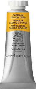 Winsor & Newton Professional Water Colour Paint, 0.47-oz Tube, Cadmium Yellow Deep