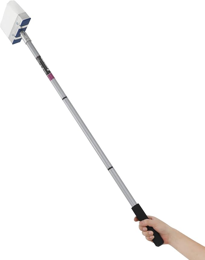 Extension Pole,3 Piece Extension Pole Set, Extension Pole for Paint Rollers,Paint Roller Brush Extension Handle, Threaded Pole, Telescoping Paint Roller Pole Extends to 42 inch
