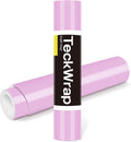 TECKWRAP Permanent Adhesive Vinyl 12" x 10ft, Glossy Sweet Pink