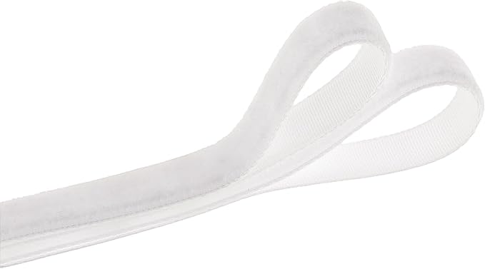 Vintage White Velvet Ribbon, 3/8 Inch X 25Yd