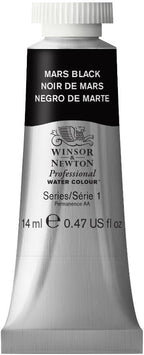 Winsor & Newton Professional Water Colour Paint, 0.47-oz Tube, Mars Black