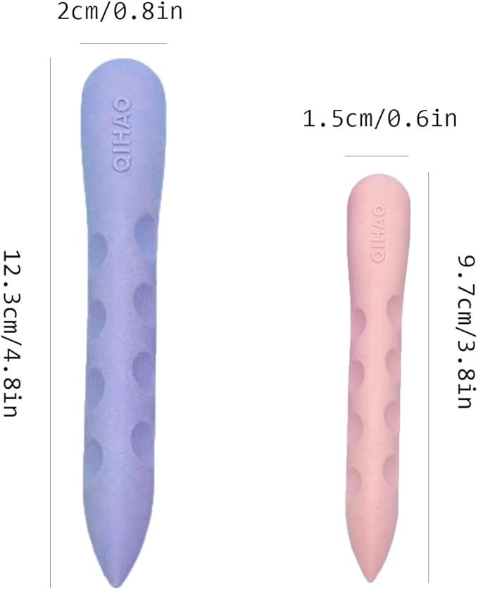 Colorful Erasers 3 Pack Pencil Erasers Grippable Erasers for Kids Bulk for Students School Supplies Office Prize Gifts(Colorful Holes Big)