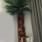 Cabilock 5PCS Realistic Artificial Palmae Bark Garden Decor Plant Accessory Home Decor Coconut Tree Barks Crafts for Displaygardens Landscaping