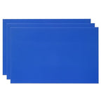 PATIKIL 8x12 Inch Anodized Aluminum Sheet Metal, 3Pcs Laser Plates Engraving Blanks 0.5MM Thin Rectangle for Crafting DIY House Laser Engraving, Blue