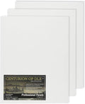 Centurion Deluxe Professional Oil Primed Linen Canvas Panels - 11x14-3 Pack of Linen Canvases for Painting, Artwork and More
