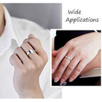 Fashewelry 1pc 925 Sterling Silver Flat Wire 3x1mm Rectangle Bezel Strip 0.3 Feet Dead Soft Metal Wire with 1pc Cleaning Cloth for Stone Cabochon Rings Bangles Jewelry Making