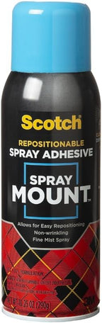Scotch Spray Mount, 10.2 5 oz, Repositionable on Many Surfaces(6065)