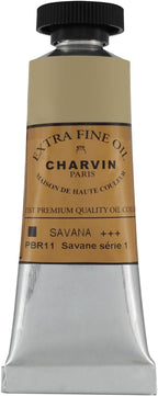 Charvin Extra Fine Oil Paint, Savannah 20 ml - Triple-Milled, Rich Texture, Poppy Oil-Based, Light-Fast, Handmade, Archival Quality