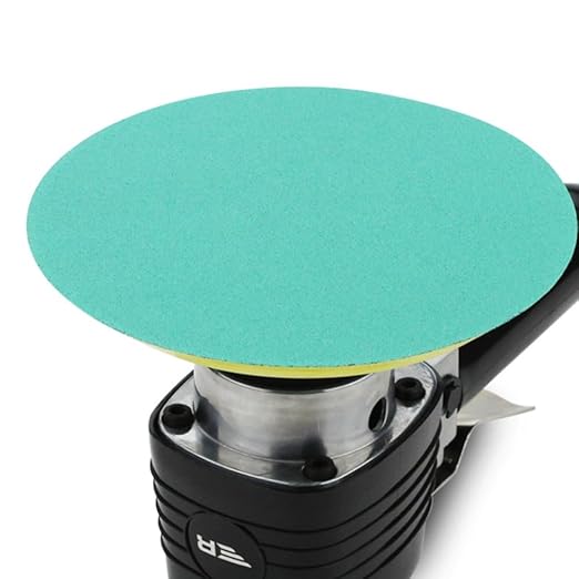 BHA 5” Green Film PSA Self Adhesive Sanding Discs - 50 Pack - Wet/Dry, Sticky Back, Premium Aluminum Oxide for Long-Lasting, Low-Dust & Load Resistant Sanding and Surface Finishing - 600 Grits
