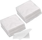 SEVENWELL 100pcs Jewelry Cleaning Cloth White Polishing Cloth for Sterling Silver Gold Platinum Small Silver Polish 8x8cm