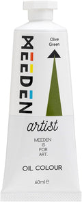 MEEDEN Artist Grade Oil Paint: Olive Green - 60ml/2oz Tube - Professional Art Paints for Canvas Painting